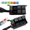Hộp rơle 12V 24V 6 chiều chống nước 12 AWG 6 khe ATC ATO cho ô tô Marine Giá ưu đãi 476.652₫ 6