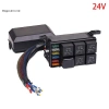 Hộp rơle 12V 24V 6 chiều chống nước 12 AWG 6 khe ATC ATO cho ô tô Marine Giá ưu đãi 476.652₫ 9