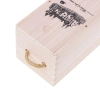 Hộp rượu gỗ BESUDEES tay cầm dây, chống nắng, thiết kế cổ điển - 95.688₫ 8
