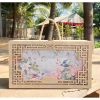 Hộp rượu gỗ tự nhiên hình 2 chim và hoa Đựng quà Tết 35x20x10 cm Giá xưởng 155.000 2