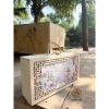 Hộp rượu gỗ tự nhiên hình 2 chim và hoa Đựng quà Tết 35x20x10 cm Giá xưởng 155.000 4