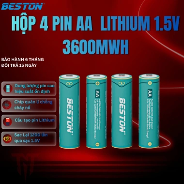 Hộp sạc 8 slot BESTON M7.037 USB-C 4 pin AA/AAA 1.5V 2A-3A - Giá chỉ 159.221₫ 10 Hộp sạc 8 slot BESTON M7.037 USB-C 4 pin AA/AAA 1.5V 2A-3A - Giá chỉ 159.221₫ 10