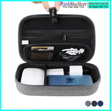Hộp sạc cáp, laptop, pin dự phòng, ổ cứng - Túi chống sốc Trinhmacstore 159k