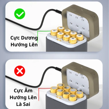 Hộp sạc pin AA BESTON 1.5V 8 slot M7.036 USB‑C, dùng cho micro karaoke, máy ảnh, khóa cửa từ - Giá chỉ 188k 5