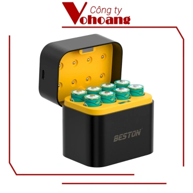 Hộp sạc pin Lithium Beston M7.036 1.5V 8 khe AA - Sạc nhanh, dung lượng siêu cao, giá 240.600 VND