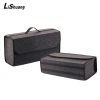 Hộp sắp xếp khởi động ô tô LISHUANG – Túi đựng đồ vải nỉ gập lại, phù hợp du lịch Tidy