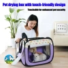 Hộp sấy tóc thú cưng gập gọn, chạm nhẹ, khô nhanh, công nghệ sấy hiện đại, trong 5 phút, dành cho gia đình, phù hợp chó con, mèo, giá ưu đãi 504.786₫