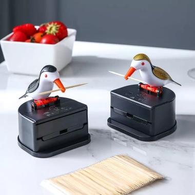 Hộp tăm đẩy loại sáng tạo chim tự động, ánh sáng sang trọng, XM7 giá 93.014 VND