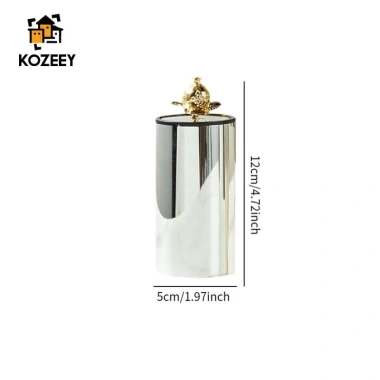 Hộp tăm KOZEEY Press thép không gỉ chống gỉ - Chai tăm tiện lợi, giảm giá 22% 5