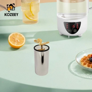 Hộp tăm KOZEEY Press thép không gỉ chống gỉ - Chai tăm tiện lợi, giảm giá 22% 7