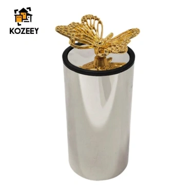 Hộp tăm KOZEEY Press thép không gỉ chống gỉ - Chai tăm tiện lợi, giảm giá 22% 11