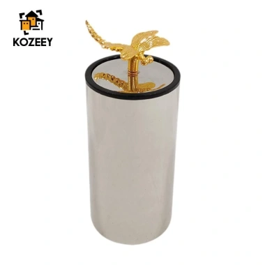 Hộp tăm KOZEEY Press thép không gỉ chống gỉ - Chai tăm tiện lợi, giảm giá 22% 13