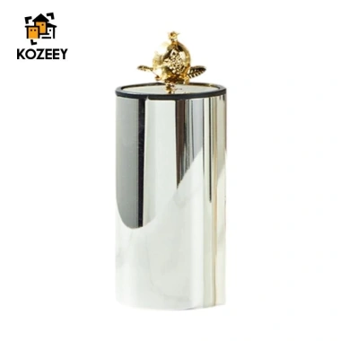 Hộp tăm KOZEEY Press thép không gỉ chống gỉ - Chai tăm tiện lợi, giảm giá 22% 14