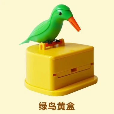 Hộp tăm nha khoa tự động DMZA Đẩy lên chim dễ thương, sáng tạo tiện lợi cho gia đình