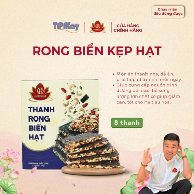 Hộp Thanh Rong Biển 8 Thanh 144g - Chay Mặn, Dùng Đều - Giá chỉ 85.000 - TiPiKay
