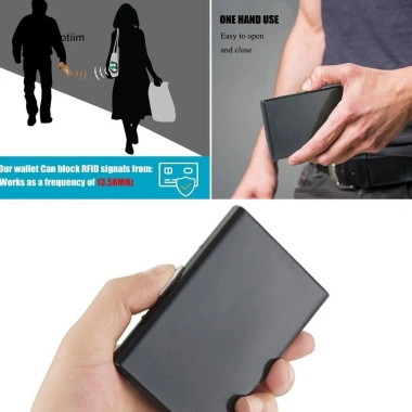 Hộp Thẻ Tín Dụng & Name Card Chống RFID, Chống Quét Thép Không Gỉ 10/8/6 Ngăn Giá 65.000₫ 2