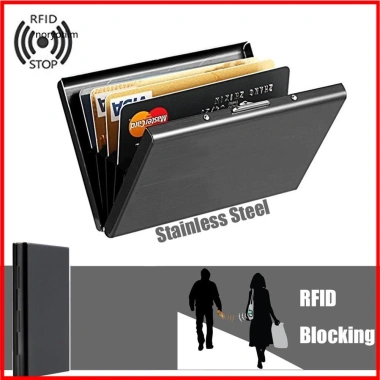 Hộp Thẻ Tín Dụng & Name Card Chống RFID, Chống Quét Thép Không Gỉ 10/8/6 Ngăn Giá 65.000₫ 4