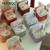 Hộp thiếc kẹo PETOFQQ thỏ hoạt hình có tay cầm - Quà tặng trẻ em, giảm 20%