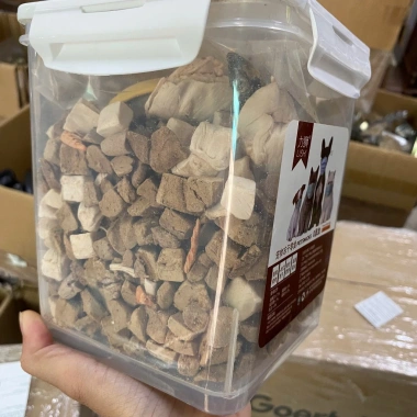 Hộp thịt sấy đông khô LISHI 660gr không trứng dinh dưỡng cao cho chó mèo, giá ưu đãi 129.000₫ 2