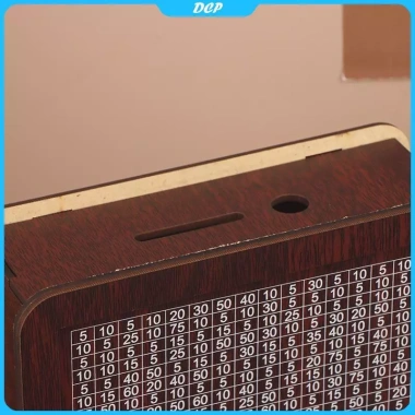 Hộp tiền gỗ tái sử dụng tiết kiệm 1.000 đến 10.000 Euro giá 43.200 VND 4