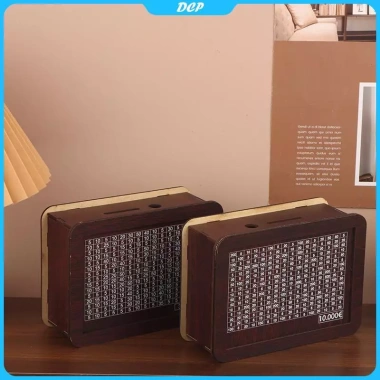 Hộp tiền gỗ tái sử dụng tiết kiệm 1.000 đến 10.000 Euro giá 43.200 VND 6