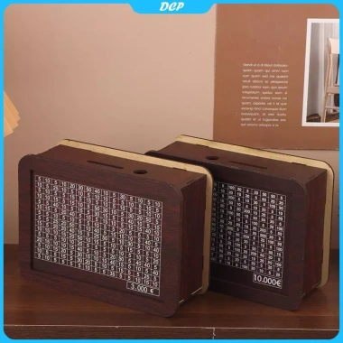 Hộp tiền gỗ tái sử dụng tiết kiệm 1.000 đến 10.000 Euro giá 43.200 VND 7