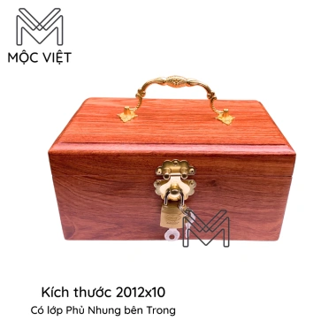 Hộp Tiết Kiệm Gỗ Hương Mộc Việt - Đựng Đồ Dùng Cá Nhân, Giá Ưu Đãi 165.000₫ 5