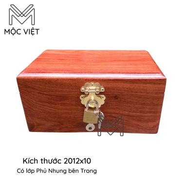 Hộp Tiết Kiệm Gỗ Hương Mộc Việt - Đựng Đồ Dùng Cá Nhân, Giá Ưu Đãi 165.000₫ 6
