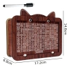 Hộp tiết kiệm gỗ tổng hợp ống HUNA, chứa tiền xu & tiền mặt, giảm còn 70.000₫ 8