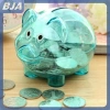 Hộp tiết kiệm heo đất đồng xu nhựa Akvn, đồ chơi trẻ, quà tặng tiền mặt 2