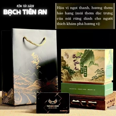 Hộp Trà Bạch Tiên An Chè Rừng Cổ Thụ - HOÀNG ĐAN TEA Trà Đạo, Quà Tặng, Giá 1.067.500đ Giảm còn 854.000đ 10