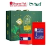 Hộp Trà Biếu Tặng Vạn Thịnh Song Trà 200g Trà Xanh Thái Nguyên Nước Xanh Hậu Ngọt Sâu Giá Khuyến Mãi 740k