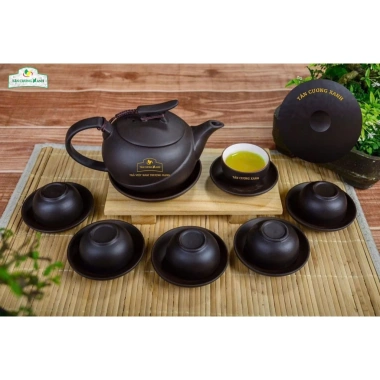 Hộp Trà Đại Việt Tân Cương Xanh 200g – Quà Tặng Sang Trọng kèm Túi Xách, 395.678 VND 5