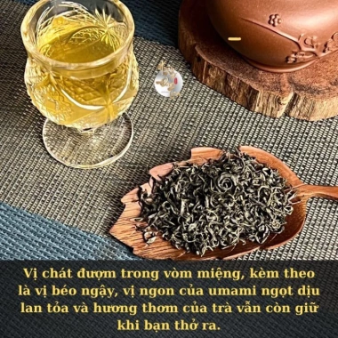 Hộp Trà Đinh Thái Nguyên Thượng Hạng Tân Cương - Bộ Quà Biếu Tặng Cao Cấp, Hộp Gỗ Chè Xanh, Giá 494.000đ