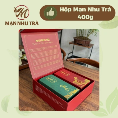 Hộp Trà Móc Câu 400g Trà Xanh Thái Nguyên - Quà Biếu Cao Cấp Tặng Sếp, Đối Tác, Tết, Doanh Nghiệp Giá 190k 2