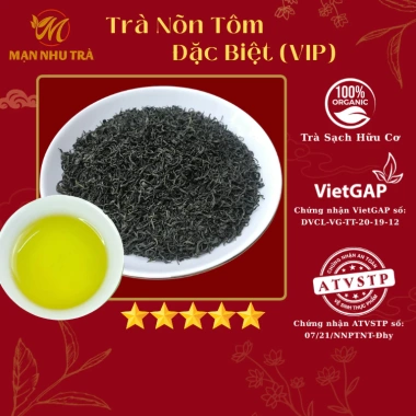 Hộp Trà Nõn Tôm Đặc Biệt 200g Xanh Vàng - Quà Tết tặng Sếp, Đối Tác Thái Nguyên