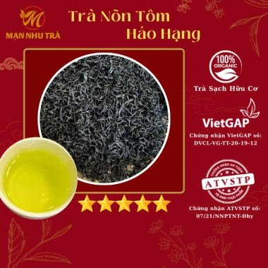 Hộp Trà Nõn Tôm Đặc Biệt 200g Xanh Vàng - Quà Tết tặng Sếp, Đối Tác Thái Nguyên