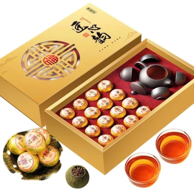 Hộp trà Phổ Nhĩ Quýt + Bộ ấm chén tử sa sang trọng Giá ưu đãi 250.000đ, hàng mới về 6 Hộp trà Phổ Nhĩ Quýt + Bộ ấm chén tử sa sang trọng Giá ưu đãi 250.000đ, hàng mới về 6