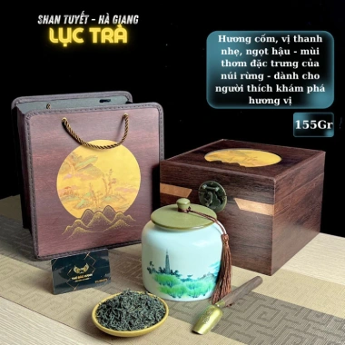 Hộp Trà Shan Tuyết và Thái Nguyên Thượng Hạng 165gr Bảo Trầm Linh Hương Hộp Gỗ Quà Tặng Cao Cấp 10 Hộp Trà Shan Tuyết và Thái Nguyên Thượng Hạng 165gr Bảo Trầm Linh Hương Hộp Gỗ Quà Tặng Cao Cấp 10