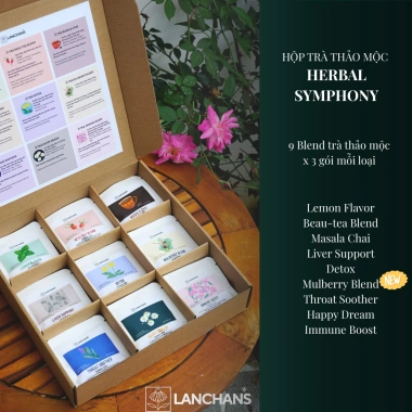 Hộp Trà Thảo Mộc Herbal Symphony Lanchans – 9 Loại Túi Lọc Tiện Dụng, Giá 395.000 VND 2 Hộp Trà Thảo Mộc Herbal Symphony Lanchans – 9 Loại Túi Lọc Tiện Dụng, Giá 395.000 VND 2