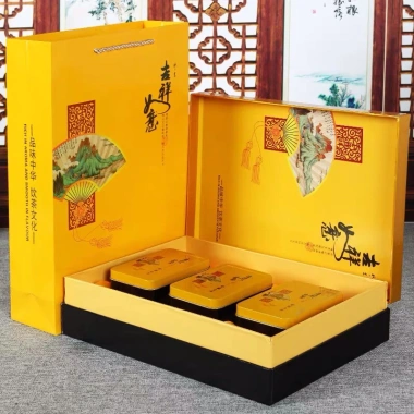 Hộp trà thiết quan âm gỗ cao cấp – Quà biếu tặng lễ tết, giá ưu đãi 650.000₫