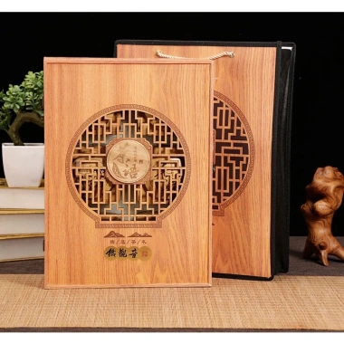 Hộp trà thiết quan âm gỗ cao cấp – Quà biếu tặng lễ tết, giá ưu đãi 650.000₫