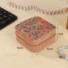 Hộp trang sức cổ điển có gương, in hình du lịch di động - Giá ưu đãi 65.772₫ 9