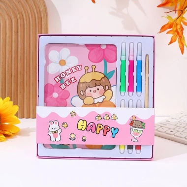 Hộp tranh tô màu học tiếng Anh, tranh cạo than tre 20x20 cm, giá 41.000đ 10