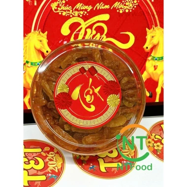Hộp Tròn Nhỏ Hạt & Mứt Tết Bính Ngọ NTFood - Quà Biếu Lễ Tết, Giá 53k 3