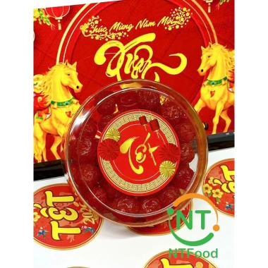 Hộp Tròn Nhỏ Hạt & Mứt Tết Bính Ngọ NTFood - Quà Biếu Lễ Tết, Giá 53k 8