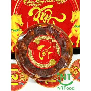 Hộp Tròn Nhỏ Hạt & Mứt Tết Bính Ngọ NTFood - Quà Biếu Lễ Tết, Giá 53k 9