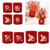 Hộp Trụ Nhung Đỏ Cắm Hoa Đào Đông - Trang trí Tết đẹp, giá ưu đãi 38.000 VND