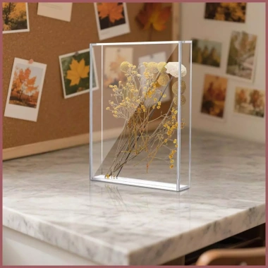 Hộp trưng bày acrylic trong suốt đa chức năng - Giá đỡ ảnh, lưu trữ, giảm còn 210k 2