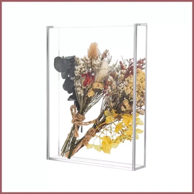 Hộp trưng bày acrylic trong suốt đa chức năng - Giá đỡ ảnh, lưu trữ, giảm còn 210k 7
